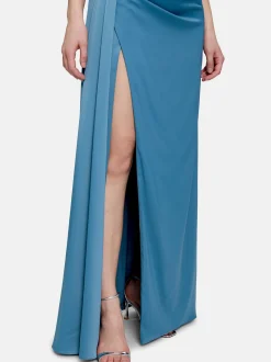 Vera Mont Damen Abendkleid in blau