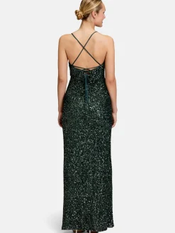 Vera Mont Damen Abendkleid in grün