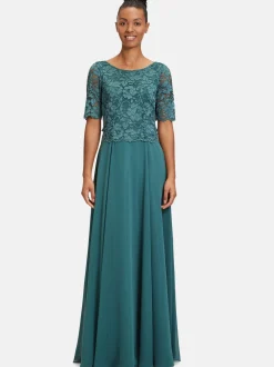 Vera Mont Damen Abendkleid in smaragd