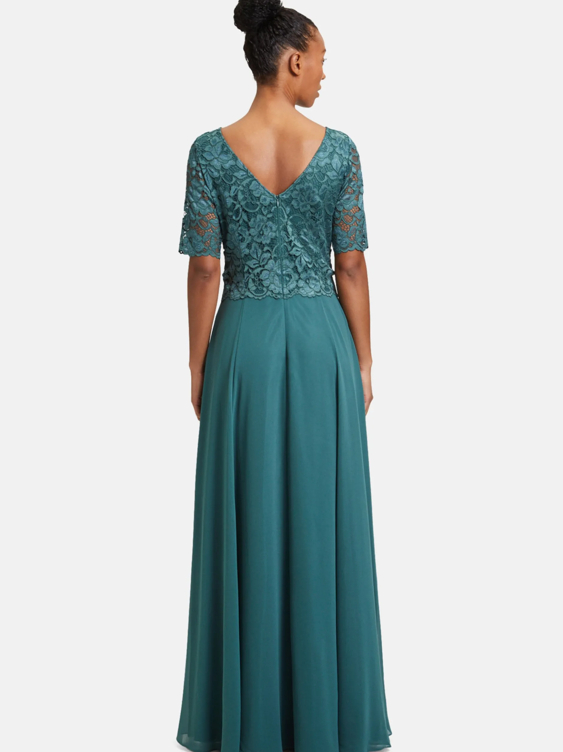 Vera Mont Damen Abendkleid in smaragd