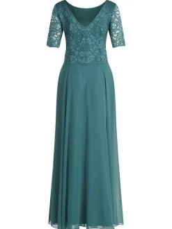 Vera Mont Damen Abendkleid in smaragd