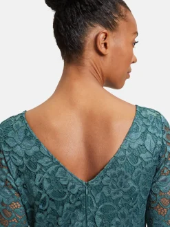 Vera Mont Damen Abendkleid in smaragd