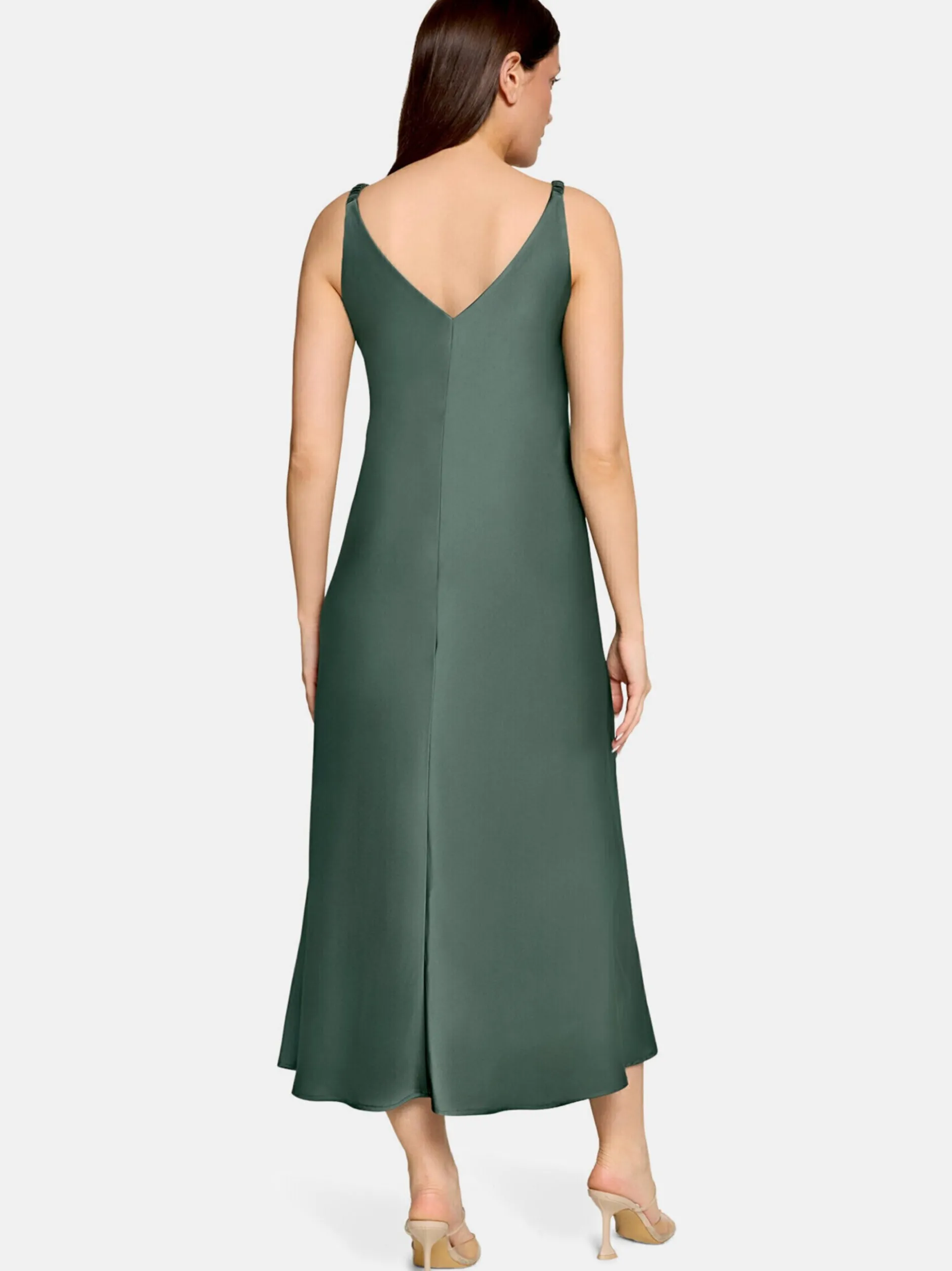 Vera Mont Damen Abendkleid in schilf