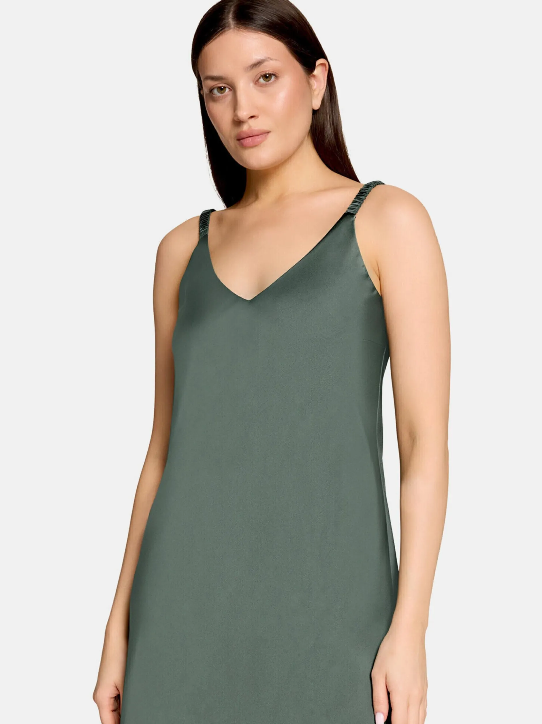 Vera Mont Damen Abendkleid in schilf