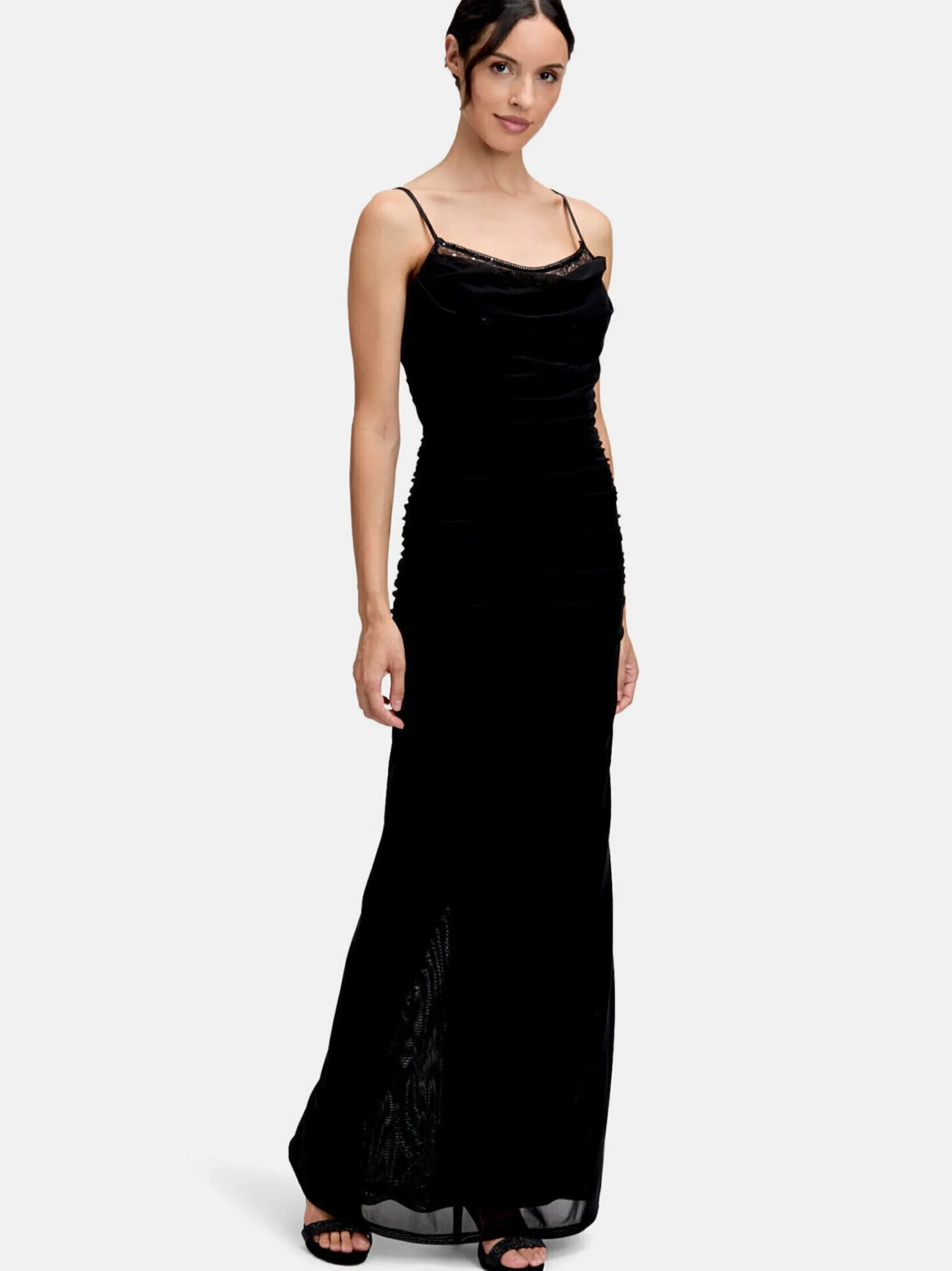 Vera Mont Damen Abendkleid in schwarz