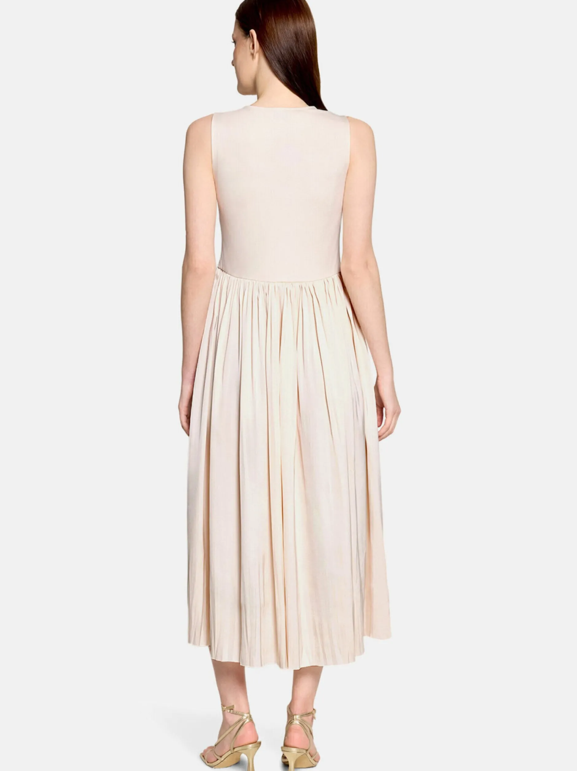 Vera Mont Damen Basic-Kleid in weiß