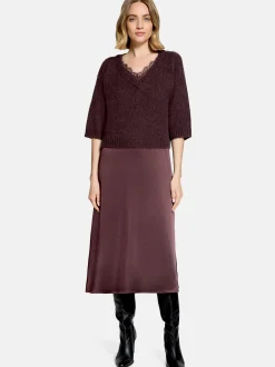 Vera Mont Damen Casual-Kleid in schwarz