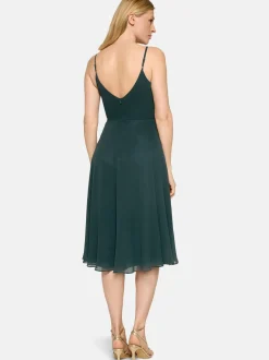 Vera Mont Damen Chiffonkleid in grün