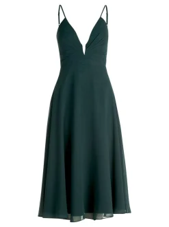Vera Mont Damen Chiffonkleid in grün