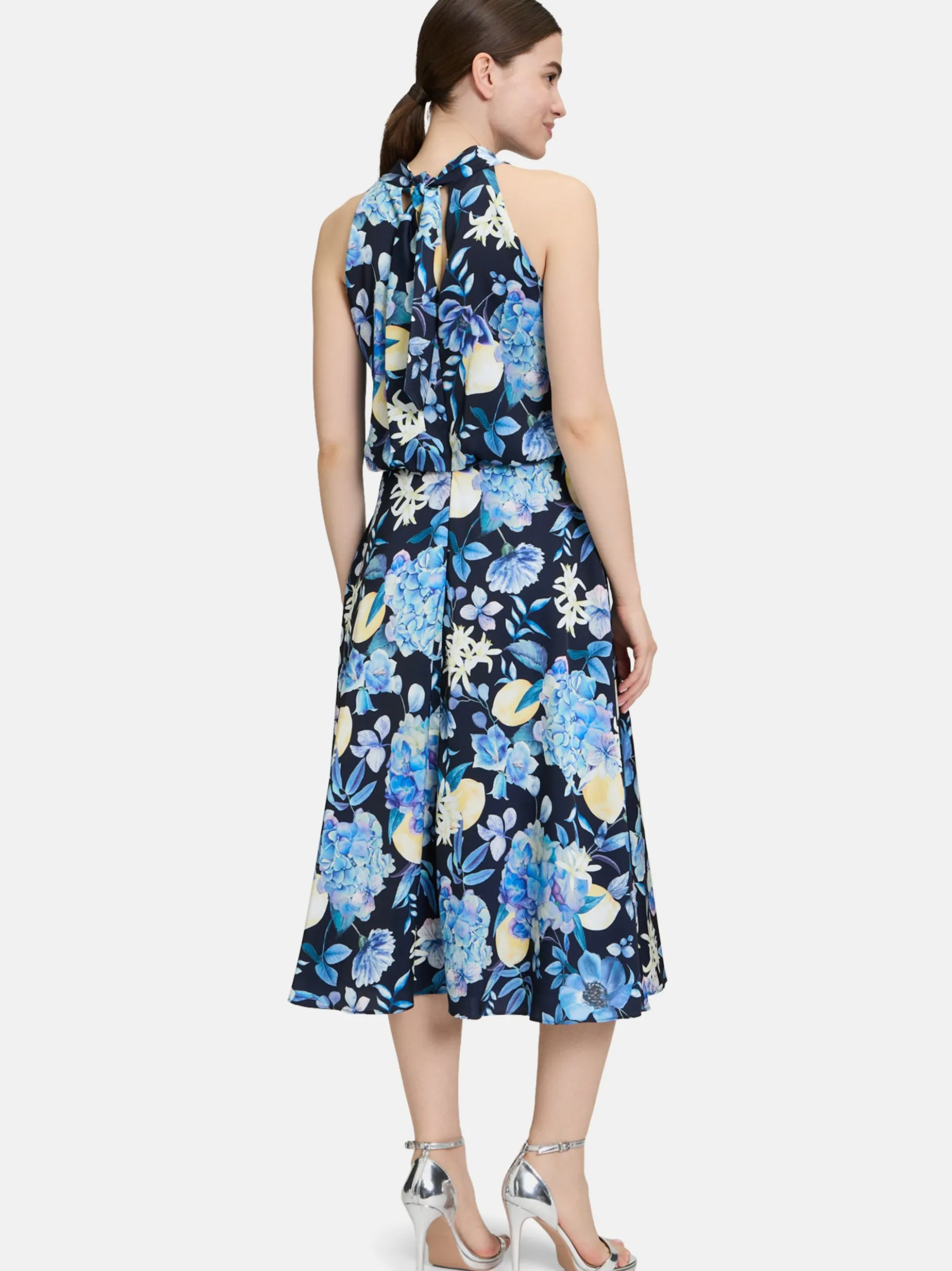 Vera Mont Damen Cocktailkleid in blau