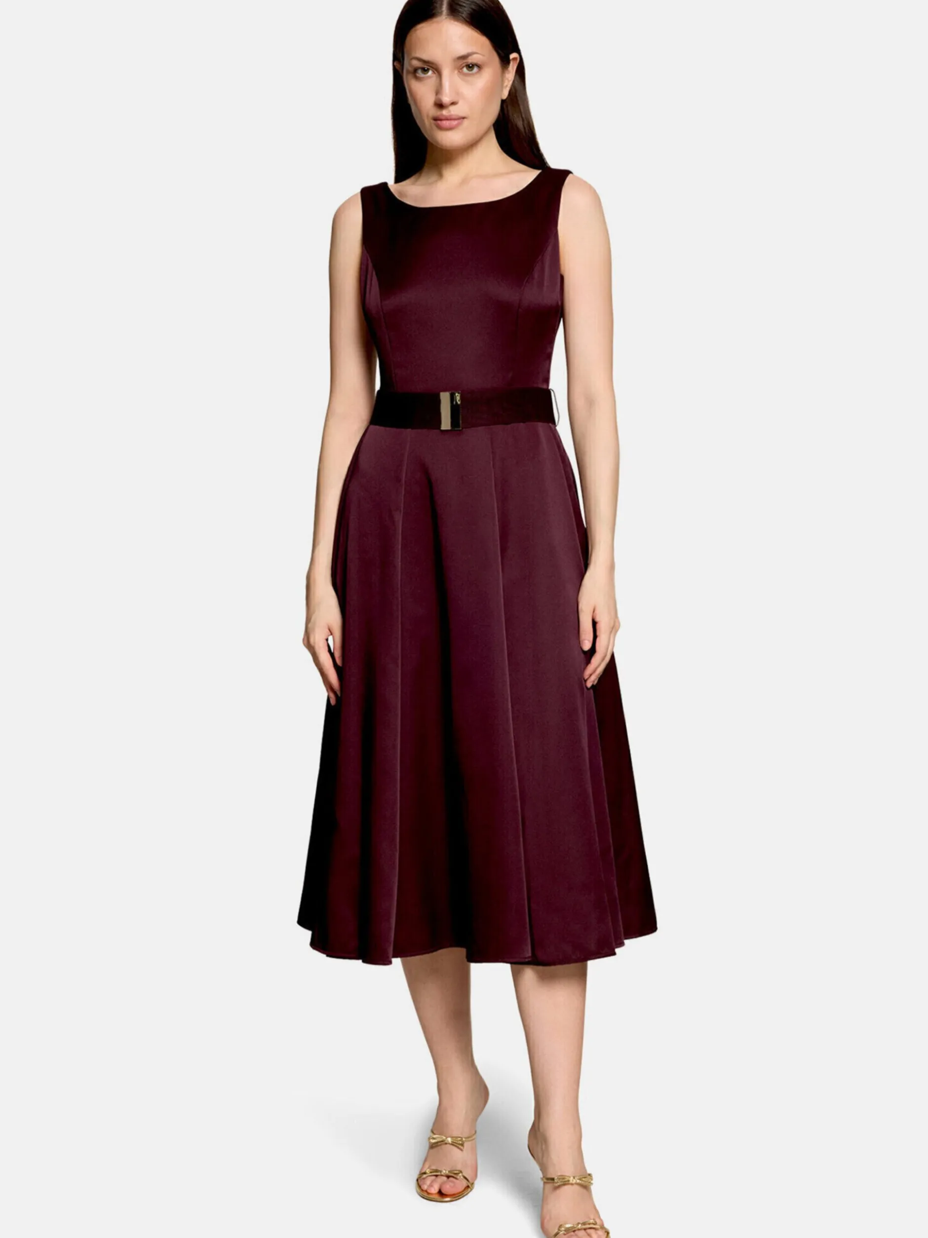 Vera Mont Damen Cocktailkleid in aubergine
