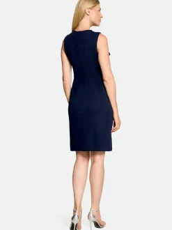 Vera Mont Damen Cocktailkleid in marine blau
