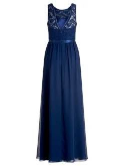 Vera Mont Damen Cocktailkleid in marine blau