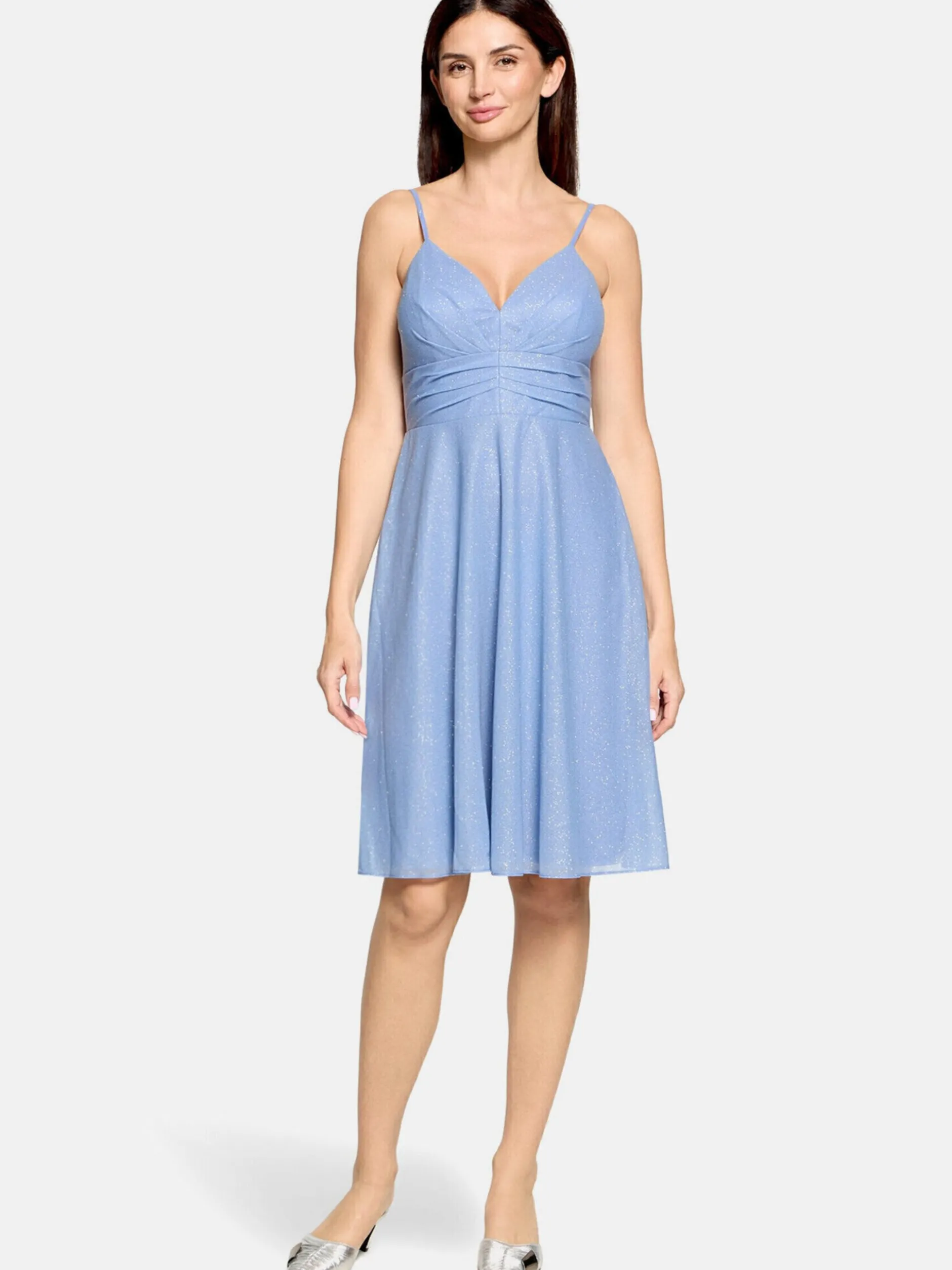 Vera Mont Damen Cocktailkleid in türkis mehrfarbig