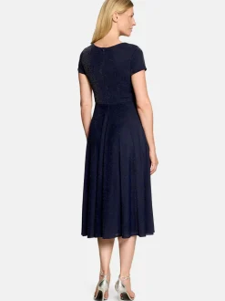 Vera Mont Damen Cocktailkleid in marine blau