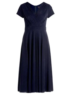 Vera Mont Damen Cocktailkleid in marine blau