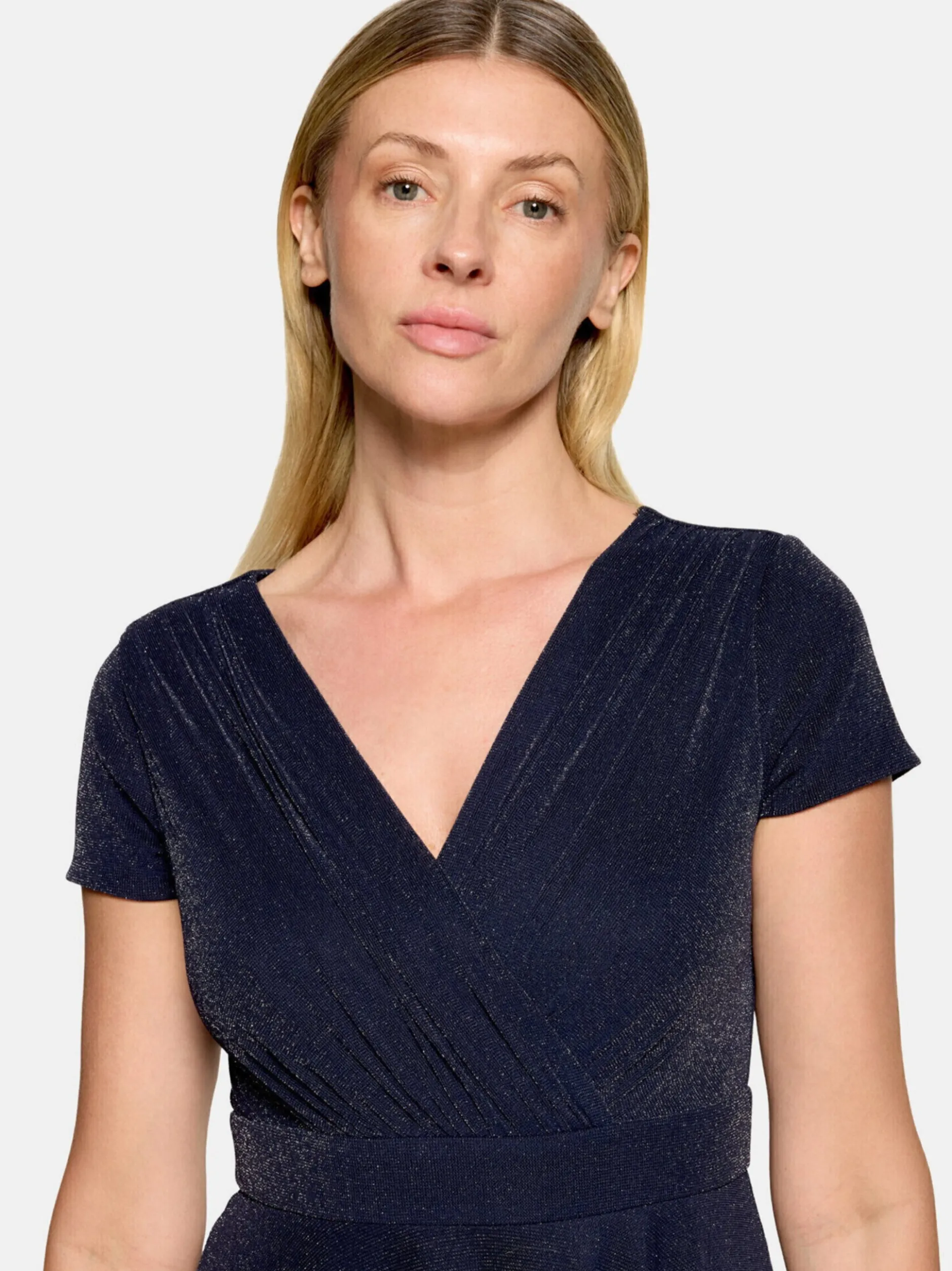 Vera Mont Damen Cocktailkleid in marine blau
