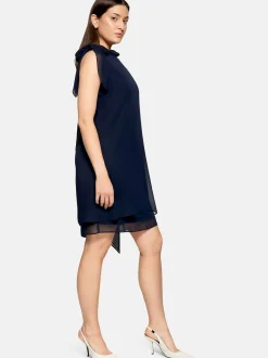 Vera Mont Damen Cocktailkleid in marine blau