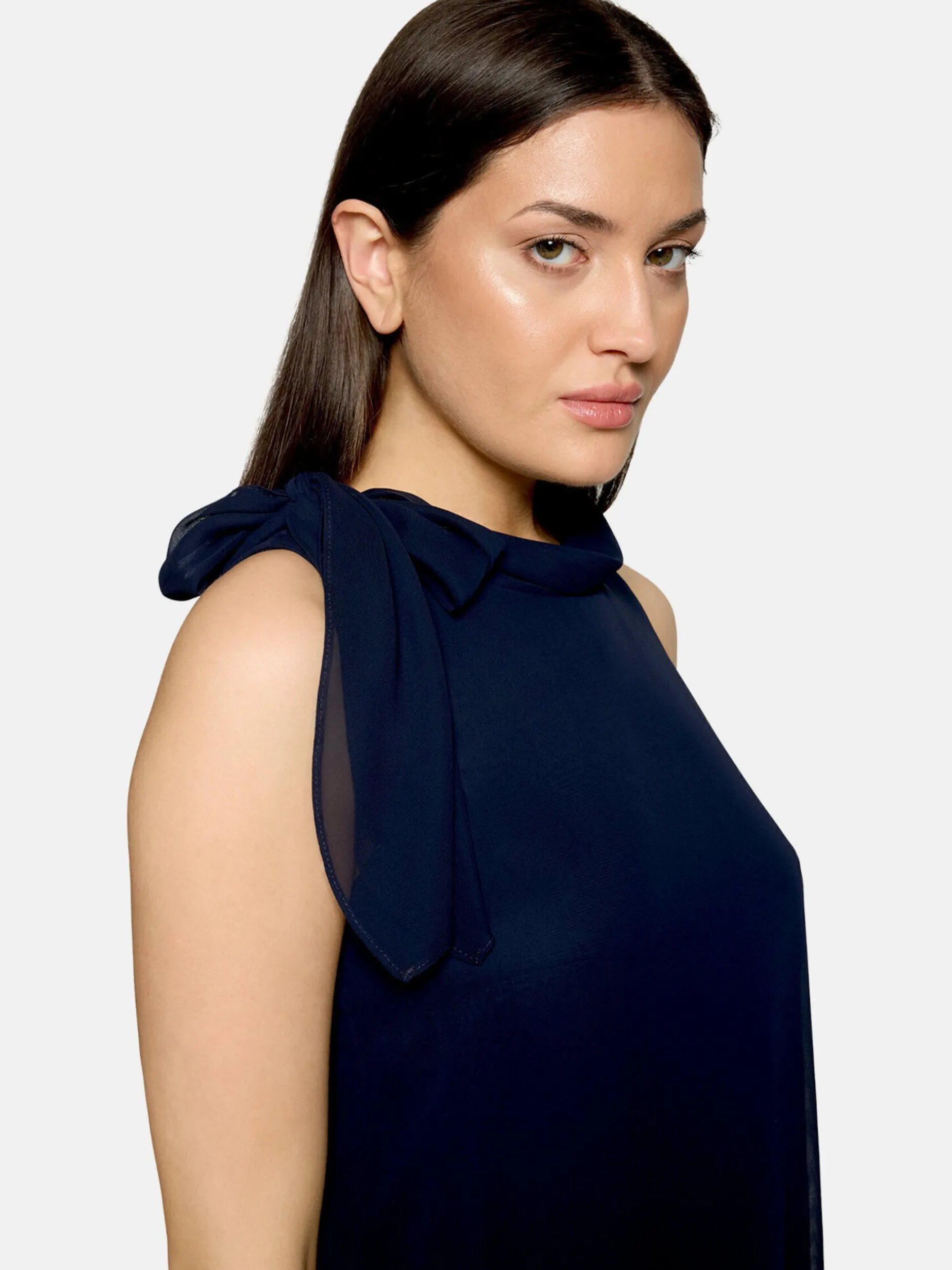 Vera Mont Damen Cocktailkleid in marine blau