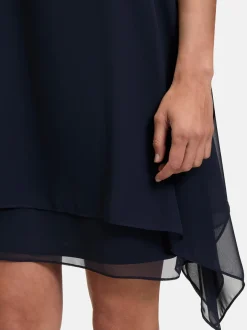 Vera Mont Damen Cocktailkleid in marine blau