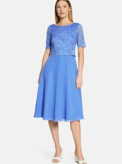 Vera Mont Damen Cocktailkleid in hellblau blau