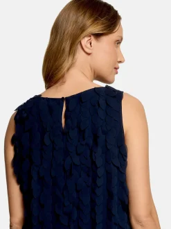 Vera Mont Damen Cocktailkleid in marine blau
