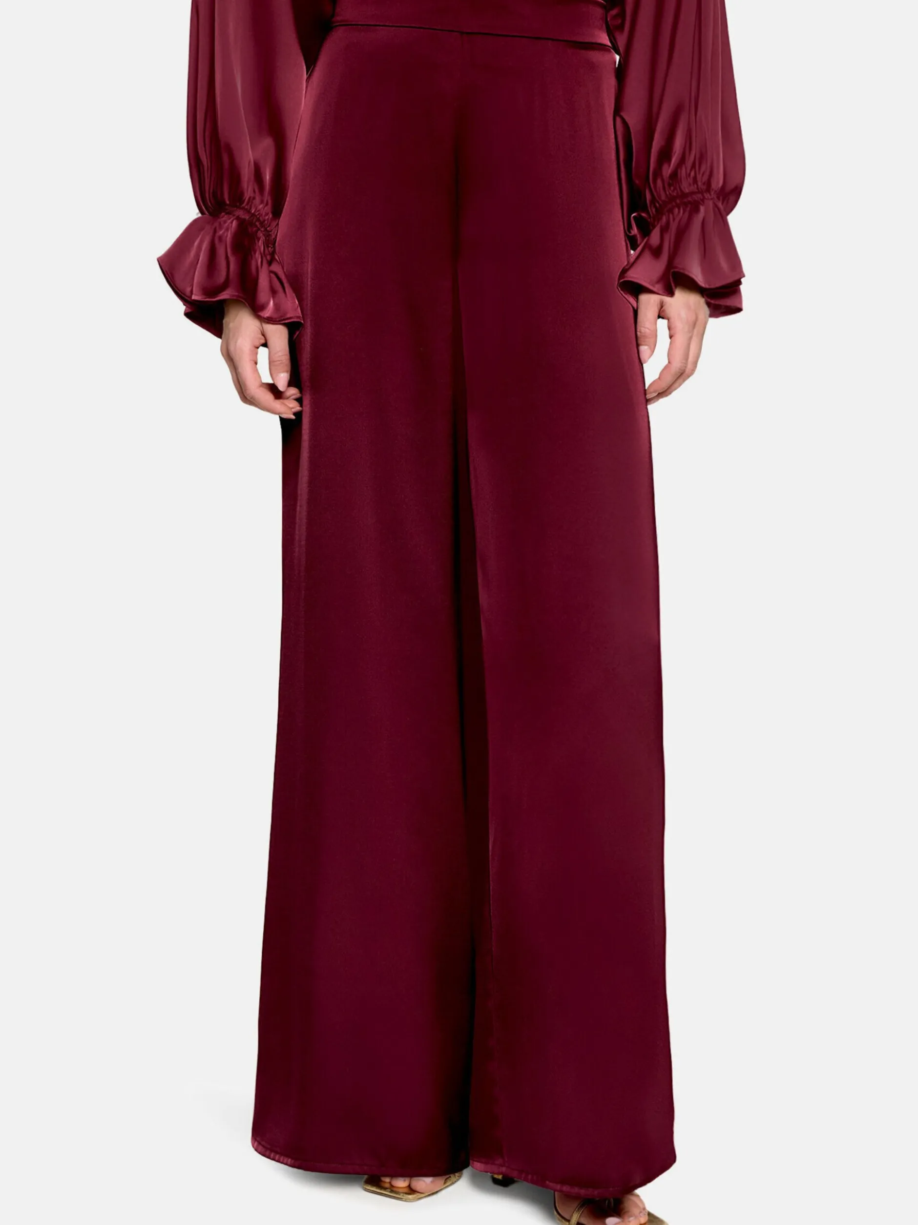 Vera Mont Damen Hose in bordeaux