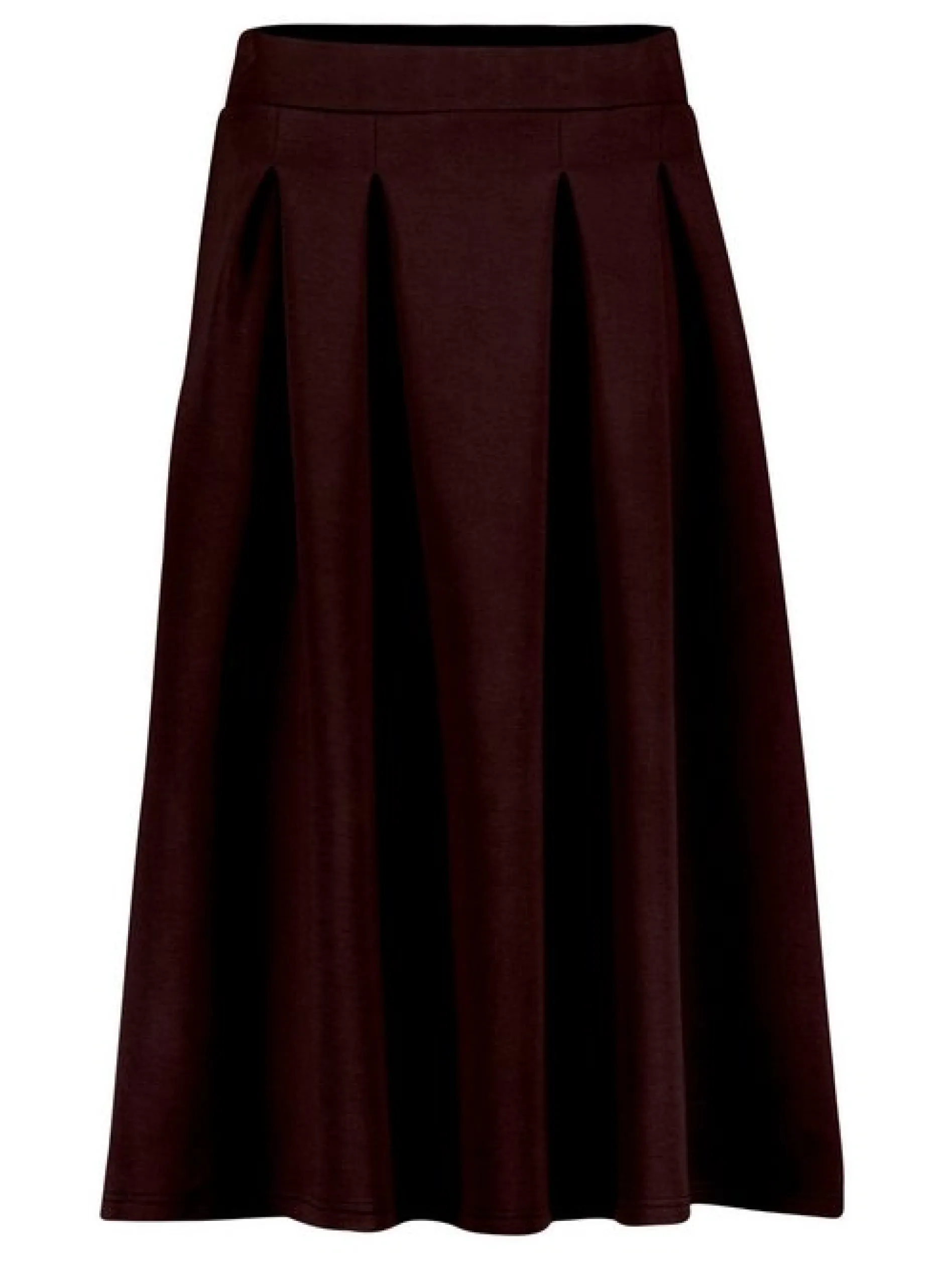 Vera Mont Damen Midirock in braun