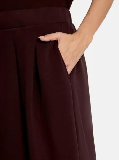 Vera Mont Damen Midirock in braun