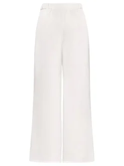 Vera Mont Damen Modern fit Hose in weiß