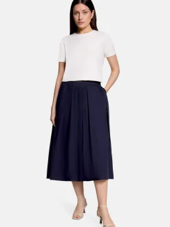 Vera Mont Damen Rock in marine blau