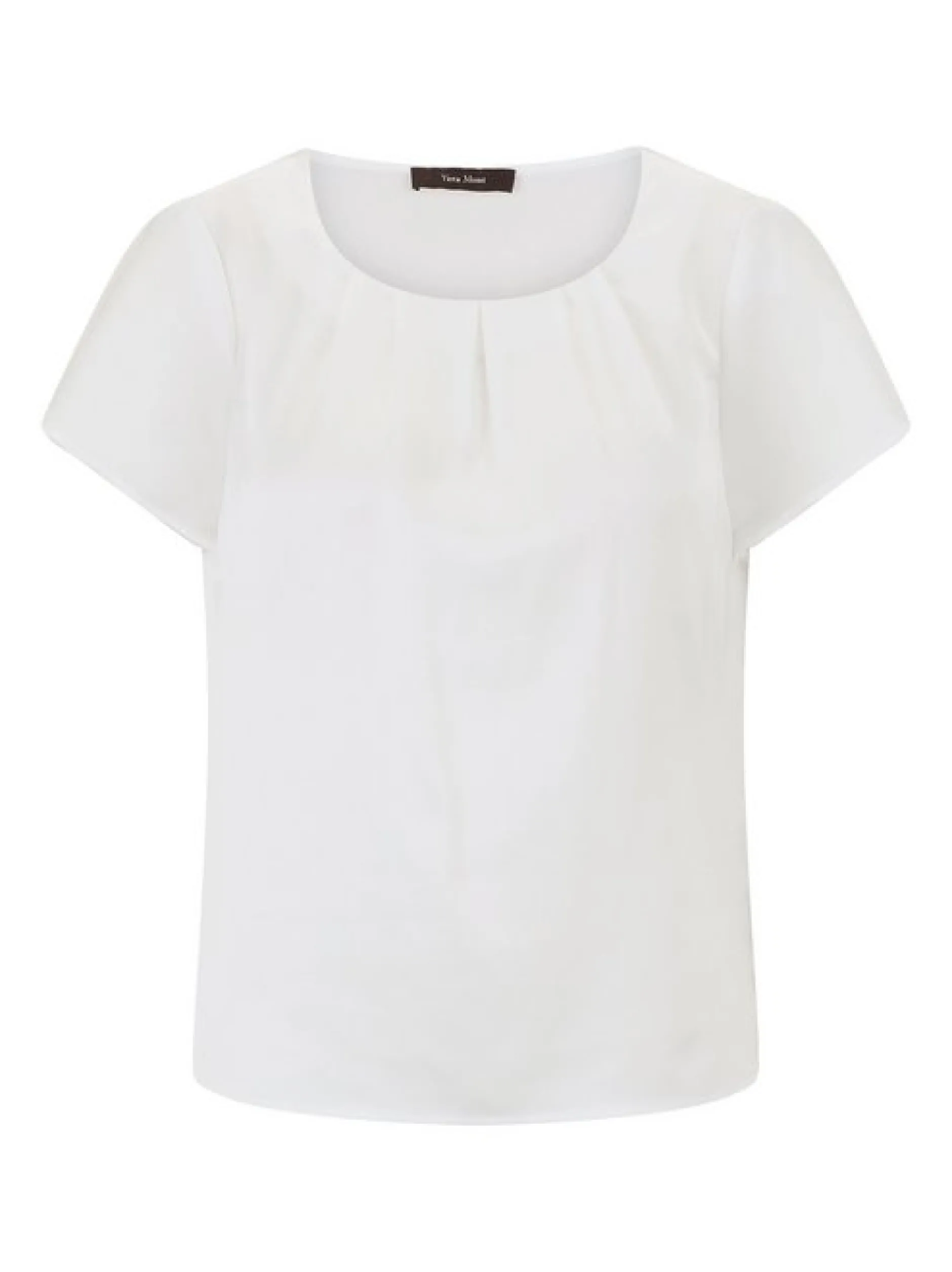 Vera Mont Damen Satin-Bluse in weiß