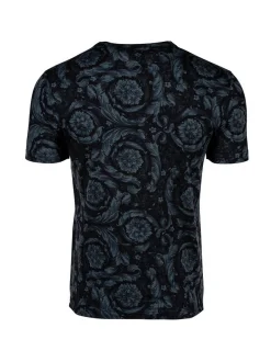 Versace Jeans Herren T-Shirt 1er Pack in schwarz