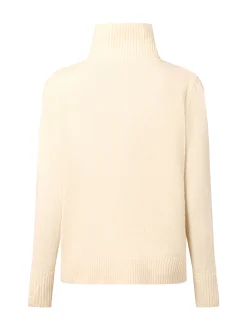 VG Damen Strickpullover in ecru - Ausschnitt: Stehkragen