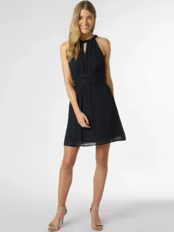 Vila Damen Abendkleid - VIMilina in marine - Länge: kurz