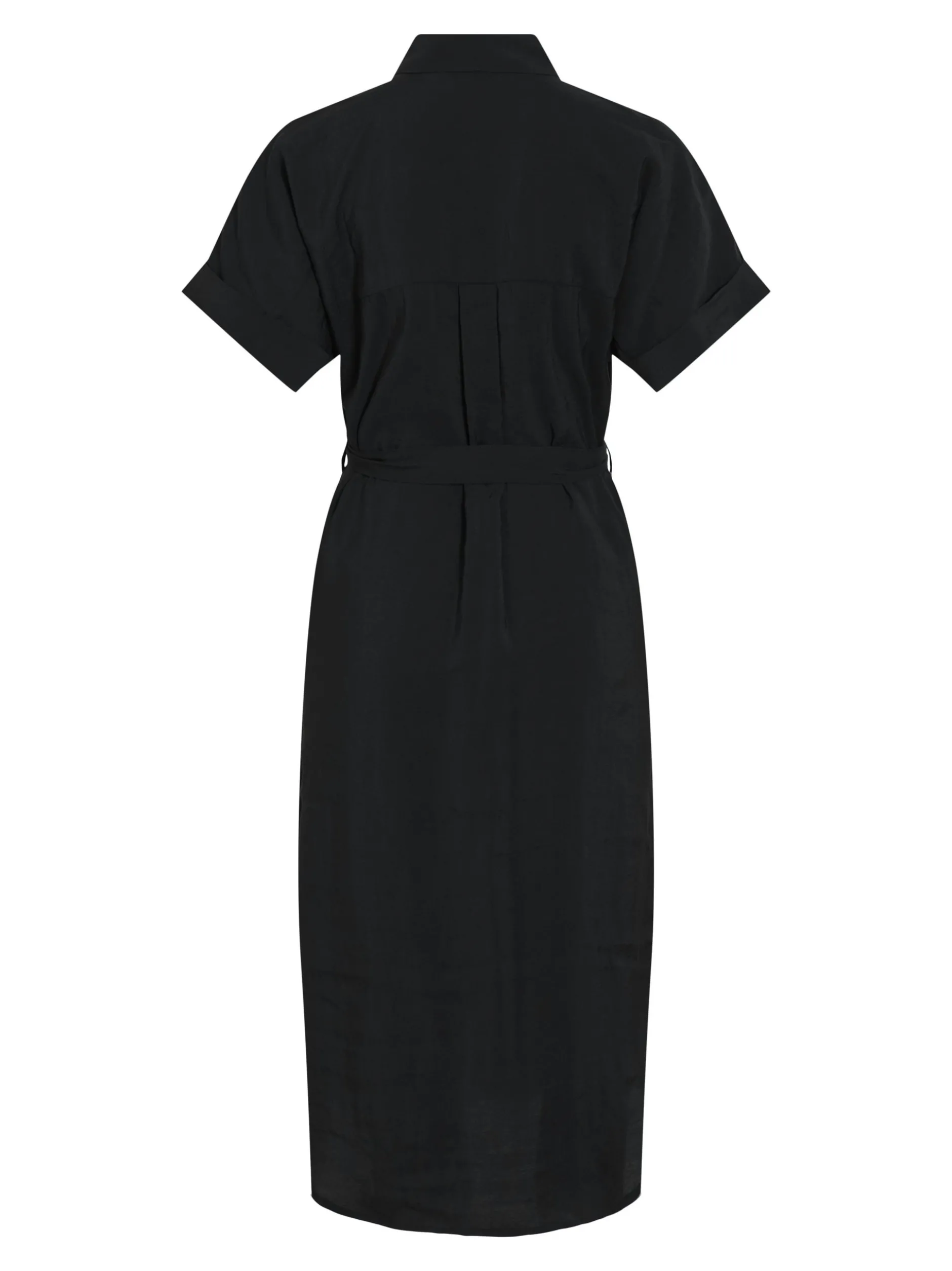 Vila Damen Blusenkleid - Hula in schwarz - Länge: mittel
