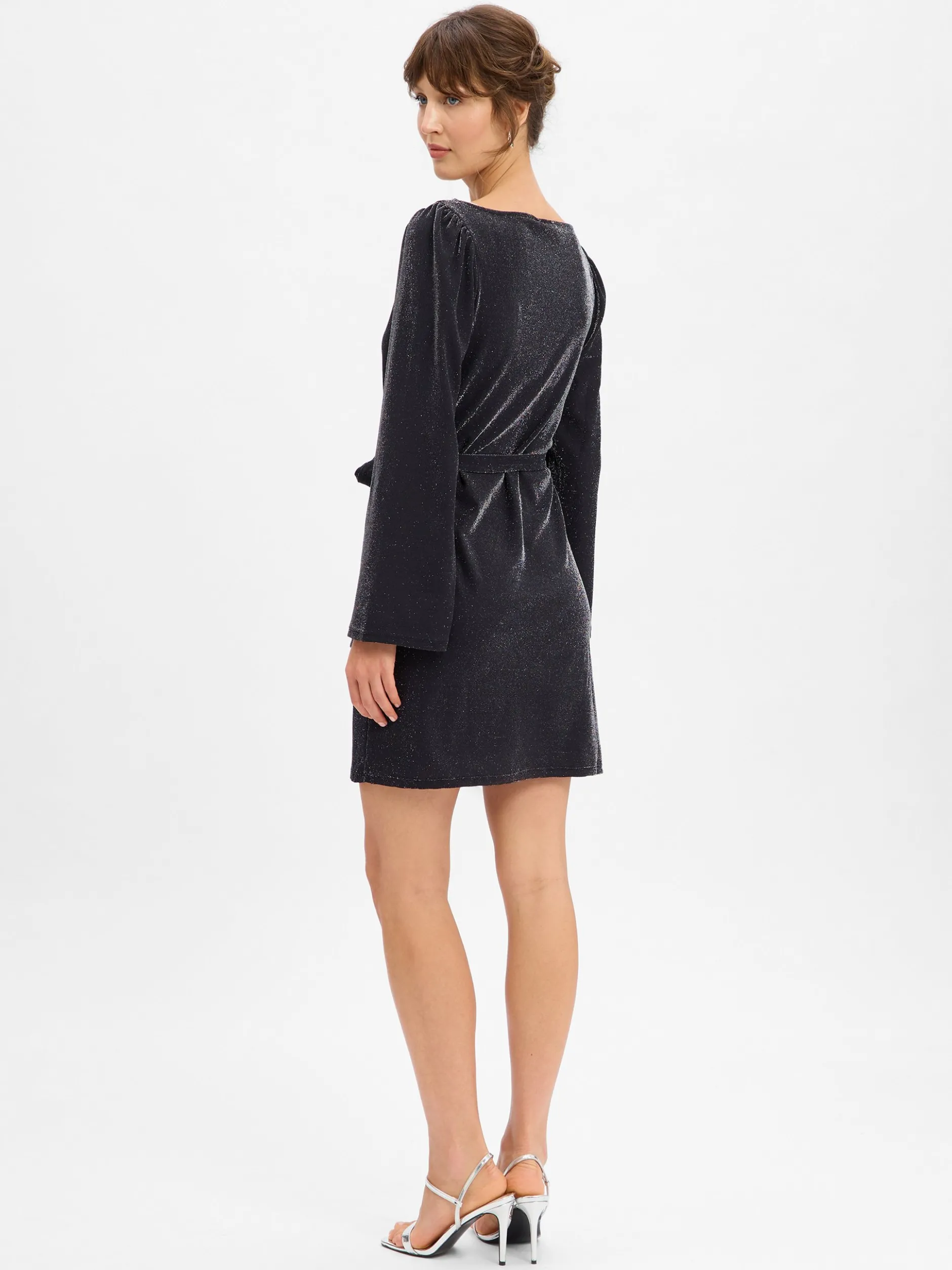Vila Damen Cocktailkleid - VIEleinas in schwarz