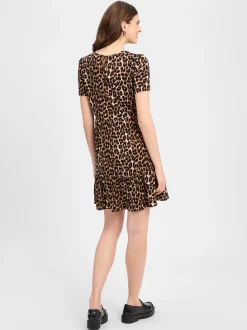 Vila Damen Kleid - VIPaya in sand schwarz - Länge: midi