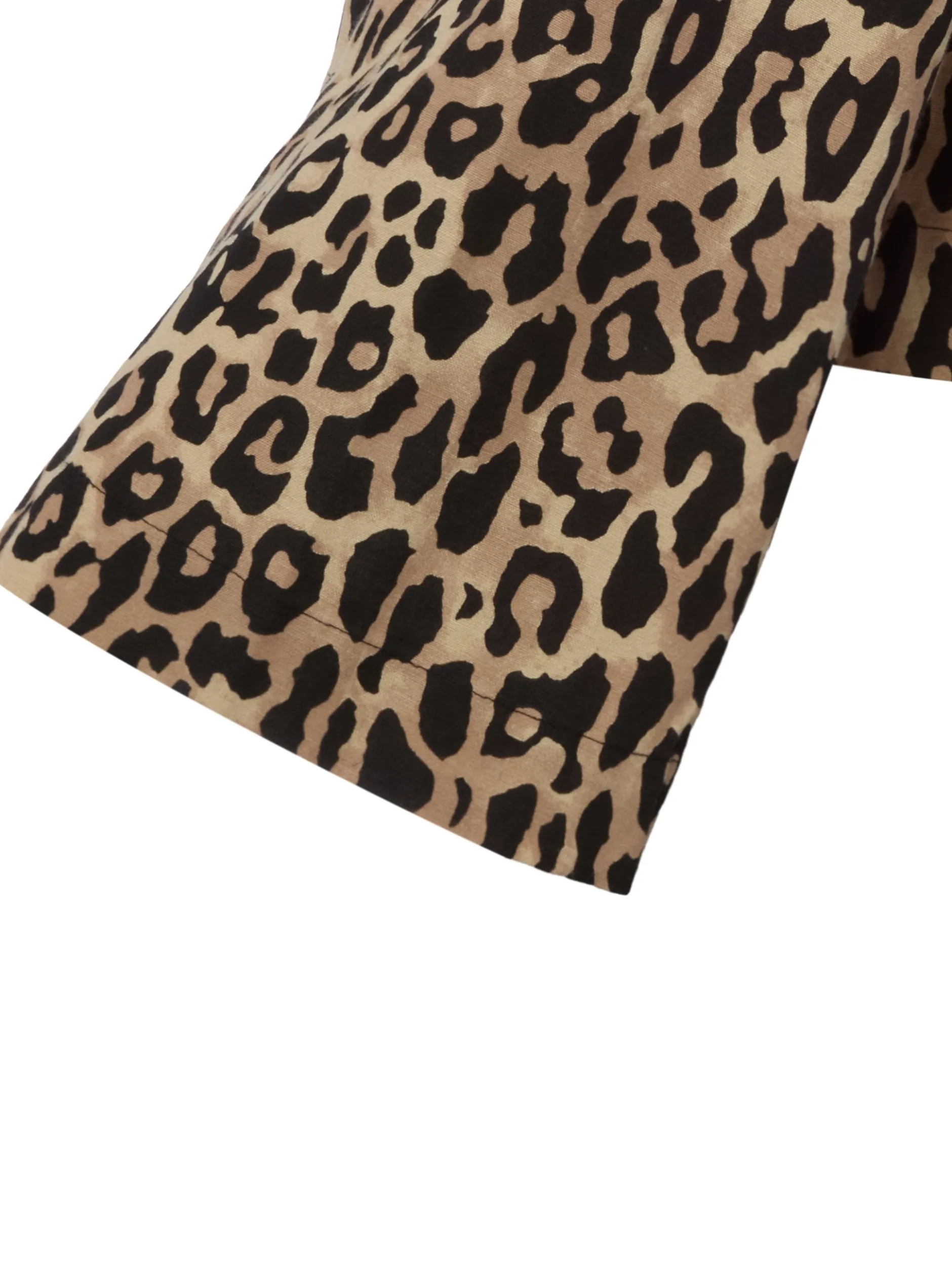 Vila Damen Sommerbluse mit Leinen-Anteil - VIPrisilla in beige schwarz