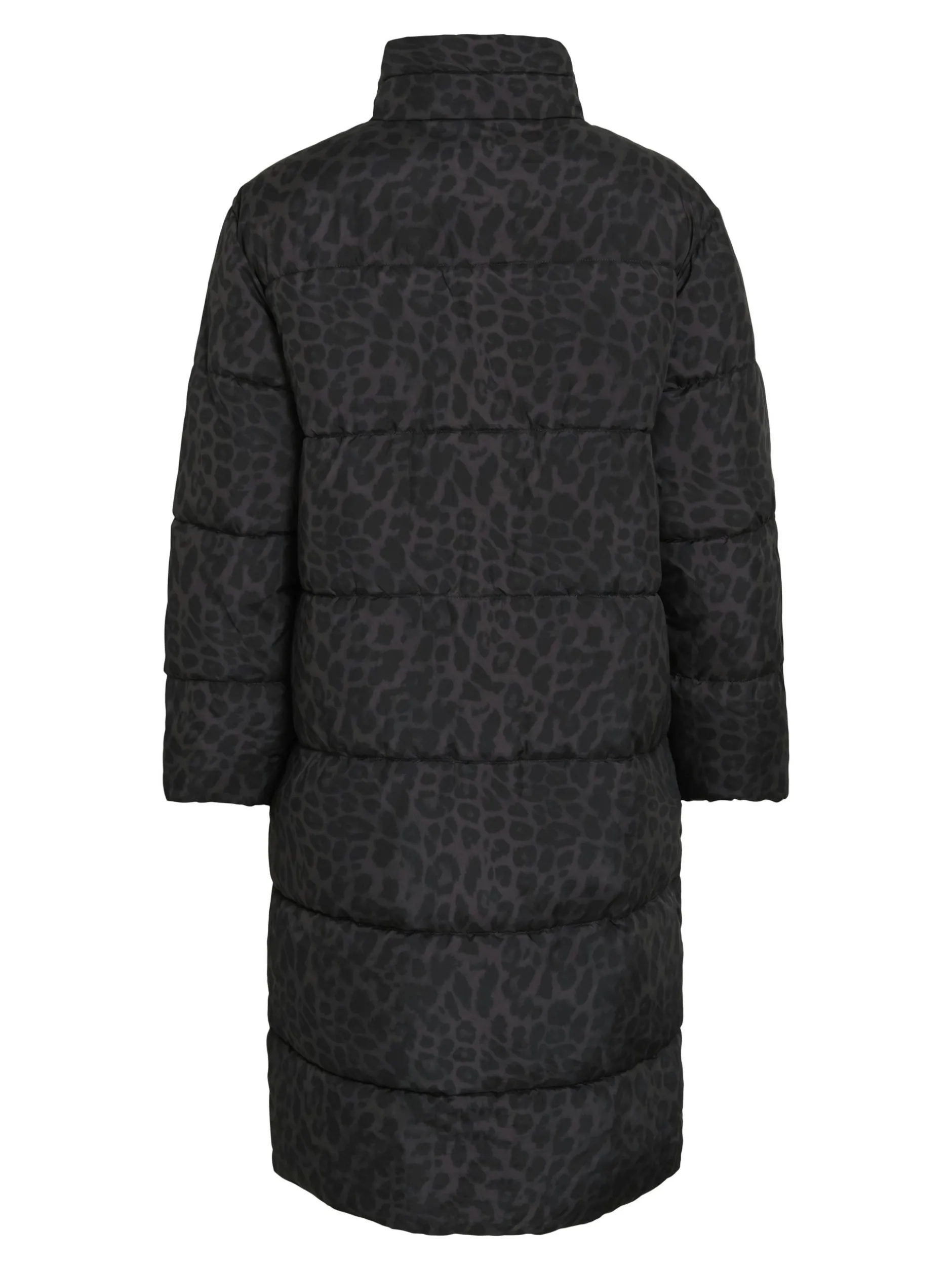 Vila Damen Steppmantel - VIPuff in anthrazit schwarz