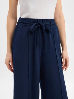 Vila Damen Stoffhose - Clara in indigo - Länge: lang
