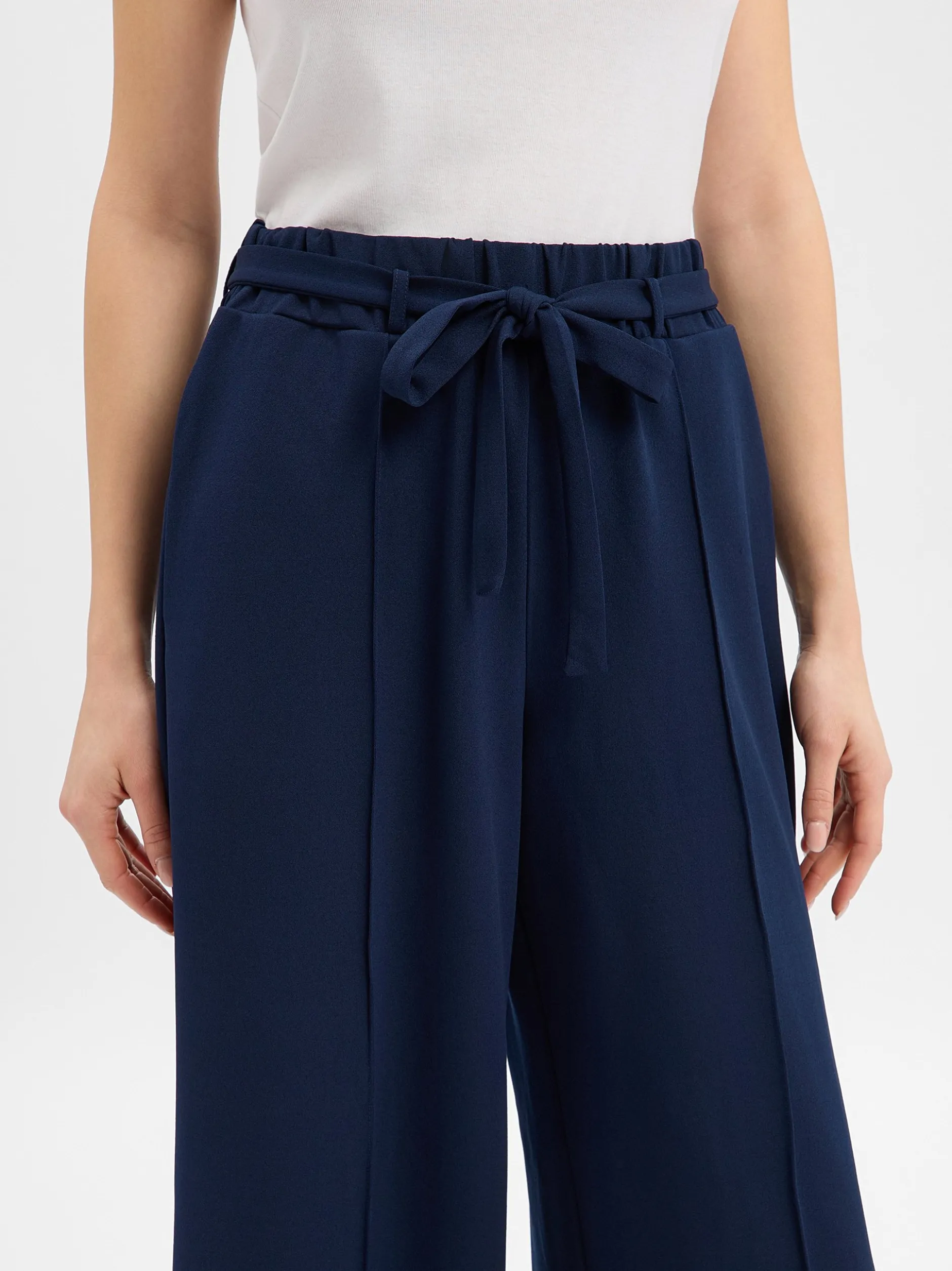 Vila Damen Stoffhose - Clara in indigo - Länge: lang
