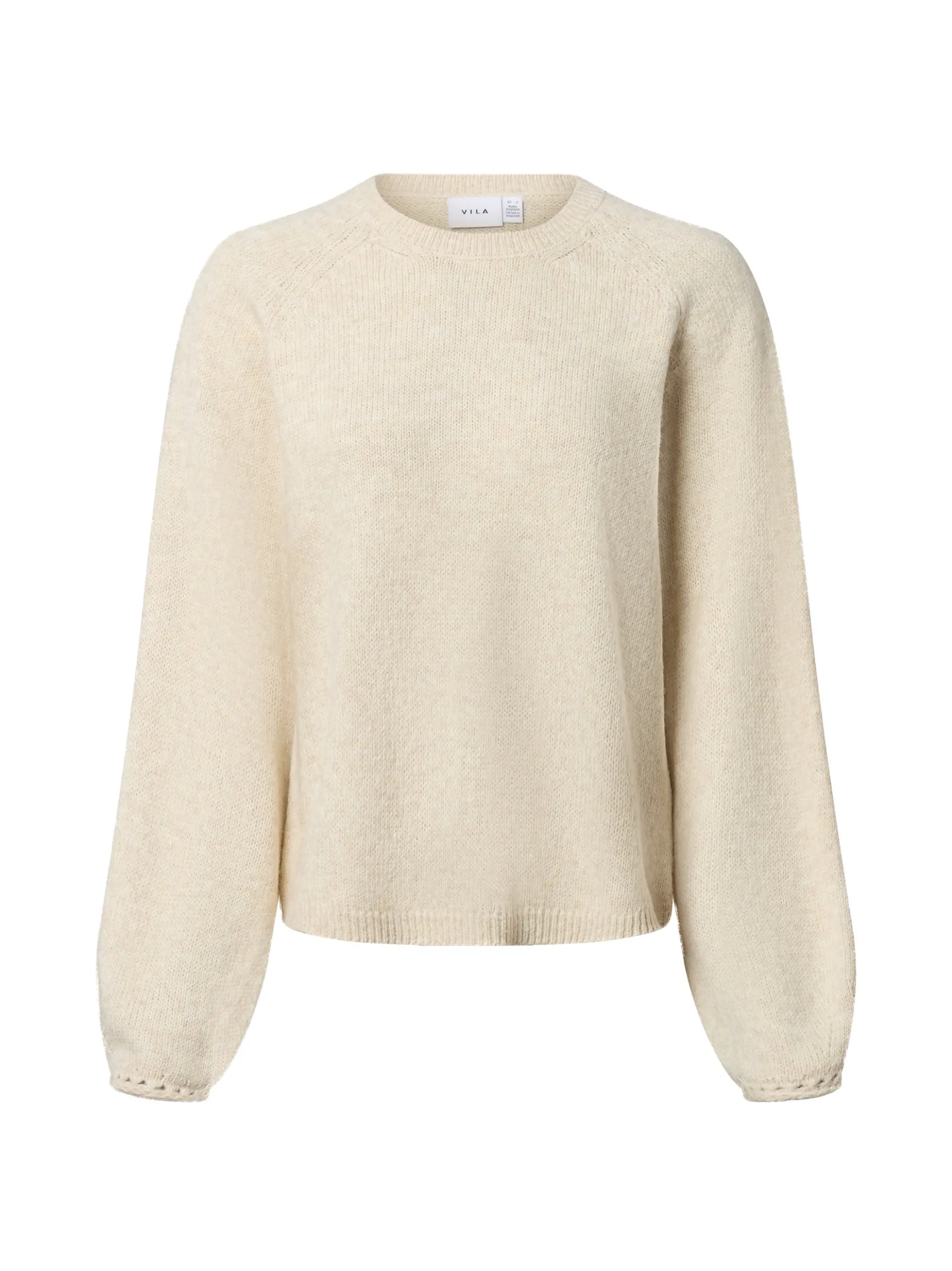 Vila Damen Strickpullover - VISapna in beige
