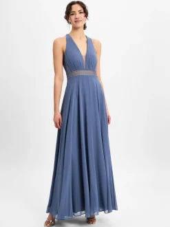 VM Damen Abendkleid in hellblau - Ärmel: ohne Arm