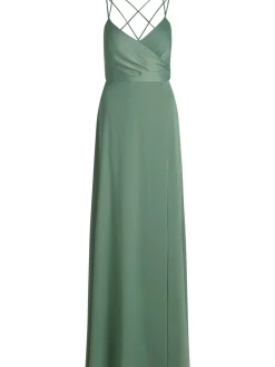 VM Damen Abendkleid in lind - Ausschnitt: V-Ausschnitt
