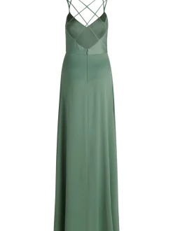 VM Damen Abendkleid in lind - Ausschnitt: V-Ausschnitt