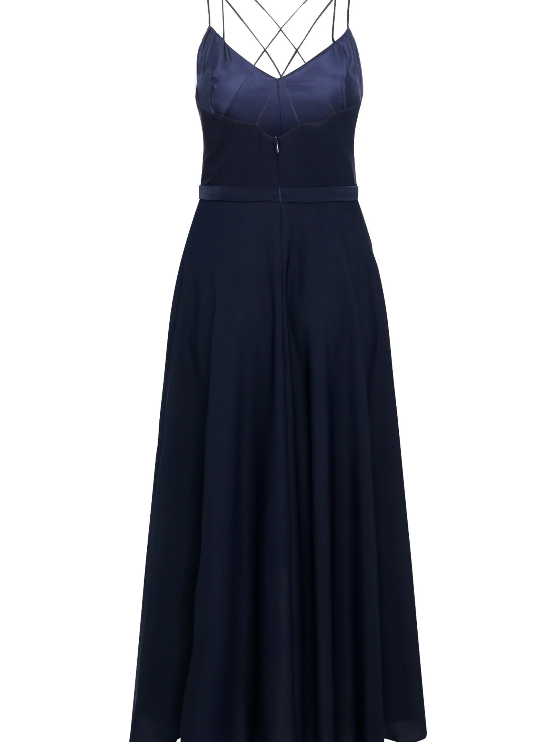 VM Damen Abendkleid in marine - Ausschnitt: V-Ausschnitt