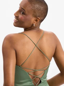 VM Damen Abendkleid in schilf - Ärmel: ohne Arm