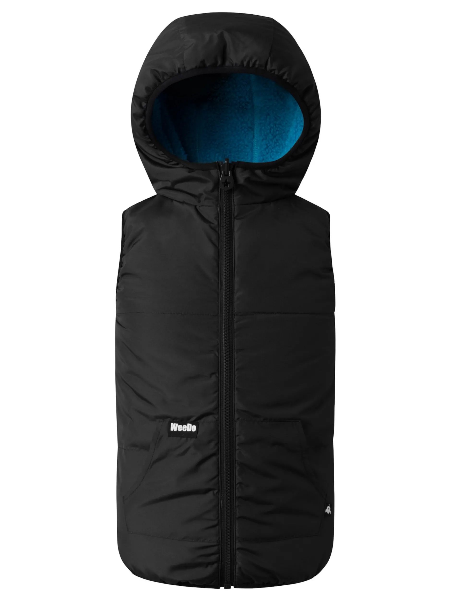 WeeDo Kinder Unisex Fleeceweste in blau