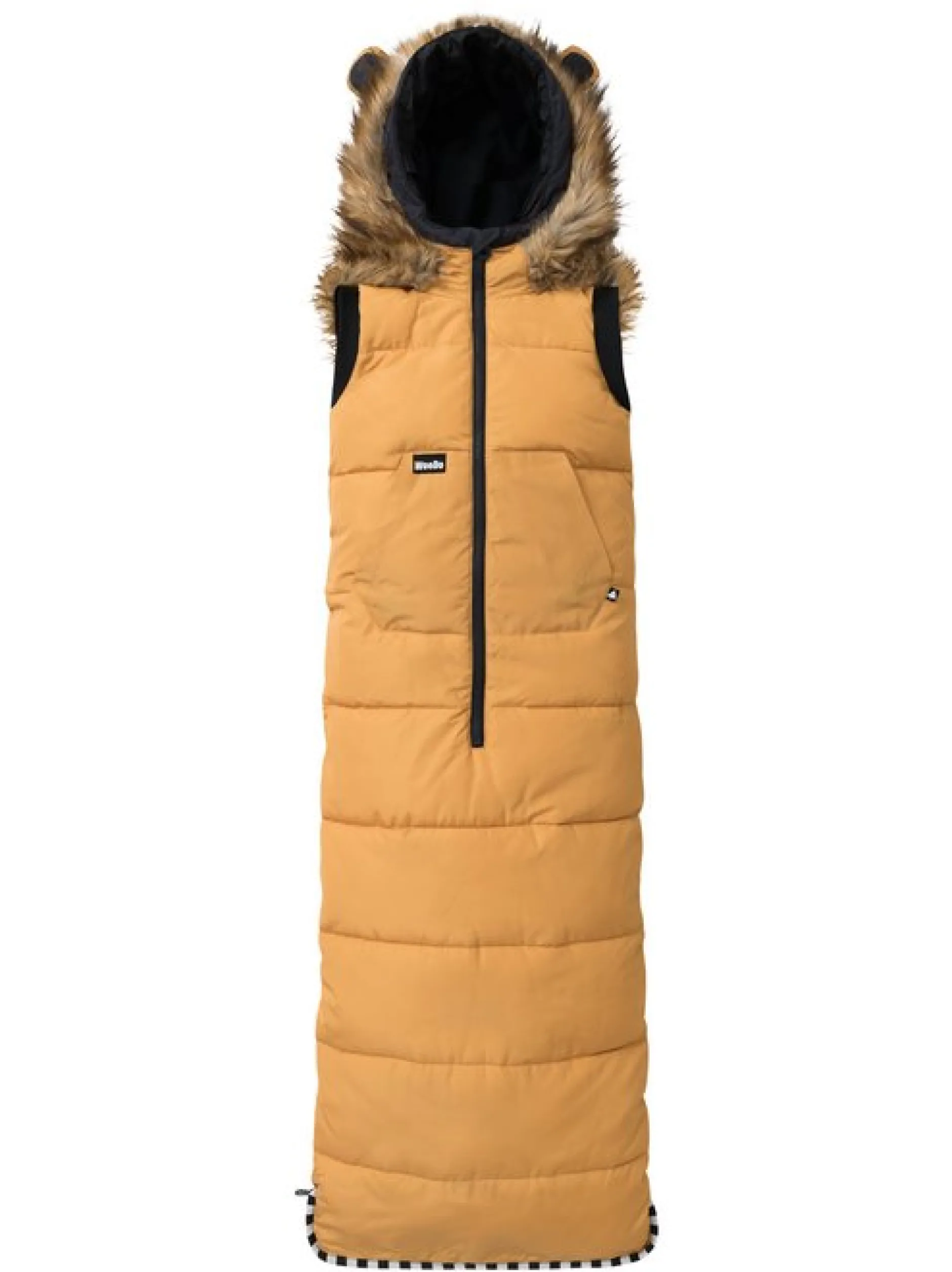 WeeDo Kinder Unisex Schlafsackweste in braun
